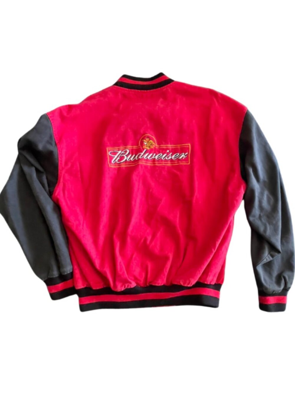 Vintage Budweiser Varsity Bomber Jacket